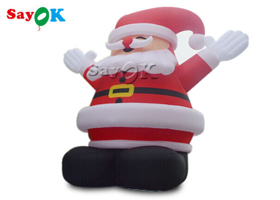 10m świąteczny nadmuchiwany model Mikołaja do reklamy