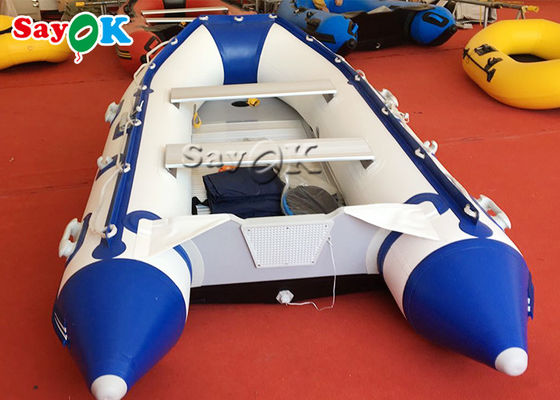 Heat Sealed Blue PVC Nadmuchiwane łodzie Water Fun Blow Up Boat 2 Person