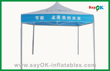 Składany namiot z baldachimem Drukowanie logo Składany namiot Namiot handlowy ze stali / aluminium