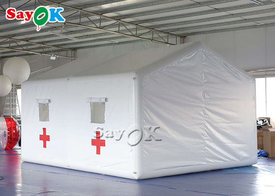 Nadmuchiwany namiot ratunkowy Wodoodporny, hermetyczny nadmuchiwany namiot szpitalny do nagłych przypadków medycznych