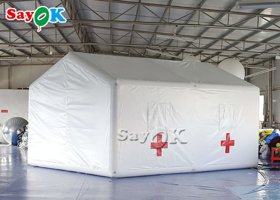 Nadmuchiwany namiot ratunkowy Wodoodporny, hermetyczny nadmuchiwany namiot szpitalny do nagłych przypadków medycznych