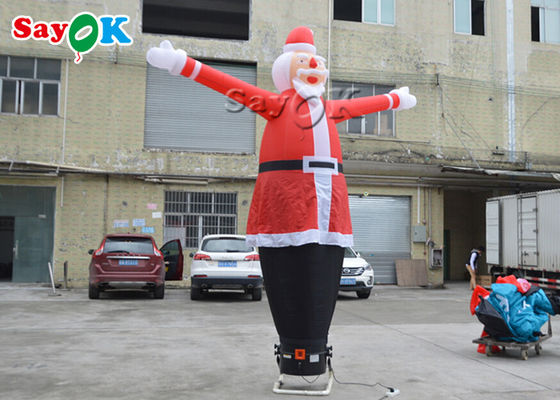 Nadmuchiwana Wacky Waving Tube Man Bombka reklamowa 10m Nadmuchiwana świąteczna tancerka