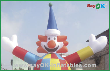 Tańcząca nadmuchiwana reklama Clown Style Arm Flailing Tube Man Z dmuchawą 750 W