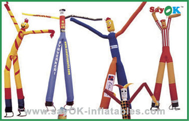 Nadmuchiwana tancerka reklamowa Kolorowe podwójne nogi Nadmuchiwana tancerka powietrzna z dwoma dmuchawami o mocy 750 W