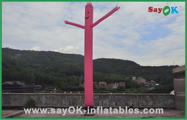 One Legged Air Dancer Pink Mini nadmuchiwany tancerz z dmuchawą 750w do reklamy