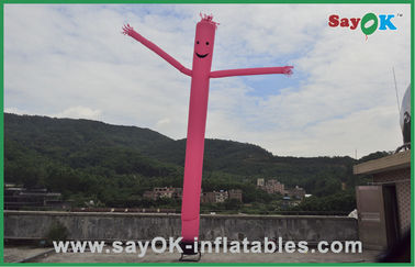 One Legged Air Dancer Pink Mini nadmuchiwany tancerz z dmuchawą 750w do reklamy