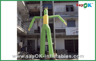 Dancing Air Guy Zielony tańczący mężczyzna Balon Nadmuchiwany zwariowany człowiek z rurki do reklamy