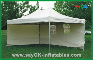 Namiot podróżny Biały dostosowany namiot składany na zewnątrz z tkaniną Oxford na imprezę