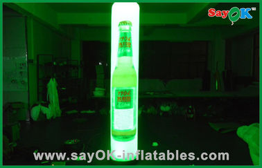 Promocyjne oświetlenie LED nadmuchiwane dekoracje Mała wysokość nadmuchiwanego słupka 2m