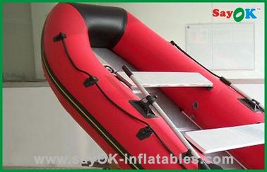 Czerwone PVC nadmuchiwane łodzie Śmieszne lekkie nadmuchiwane łodzi