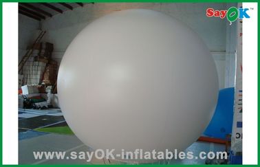 Biały kolor Piękny balon nadmuchiwany komercyjny gigantyczny Hel