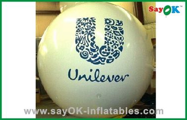 Ognioodporny spersonalizowany balon Helium PVC biały do ​​reklamy