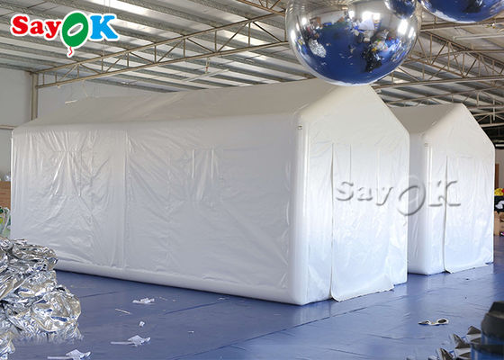Nadmuchiwany namiot na słupie Nadmuchiwane awaryjne namioty izolacyjne medyczne 6x3x3mH