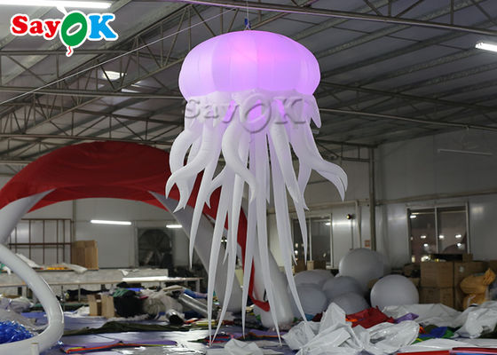 Scena imprezowa 3m wiszące nadmuchiwane oświetlenie ledowe meduzy