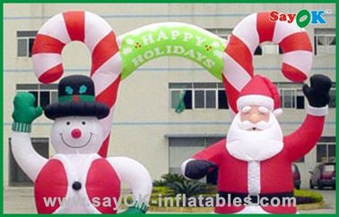Giant Christmas Inflatable Snowman And Santa Claus, nadmuchiwane produkty reklamowe