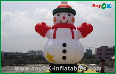 Christmas Santa Snowman Nadmuchiwane dekoracje świąteczne 5m wysokości
