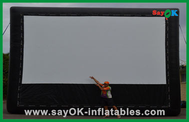 Airblown nadmuchiwany ekran filmowy Giant PVC Platic nadmuchiwany billboard mobilny wysadzany ekran filmowy na ślub