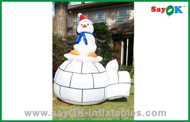 Cute Christmas Santa Snowman Nadmuchiwane świąteczne dekoracje z Santa Hat