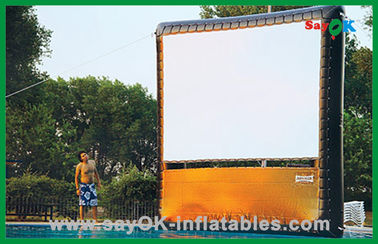 Przenośny domowy nadmuchiwany ekran filmowy / projekcyjny Wyświetlanie niestandardowych pontonów