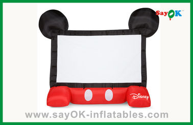 Nadmuchiwany duży ekran śmieszne dzieci Disney nadmuchiwany ekran filmowy mobilny nadmuchiwany ekran projektora