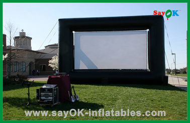 Outdoor Theatre Outdoor Screen Zdejmowany przenośny ekran projektora powietrza Nadmuchiwany ekran do kina na świeżym powietrzu