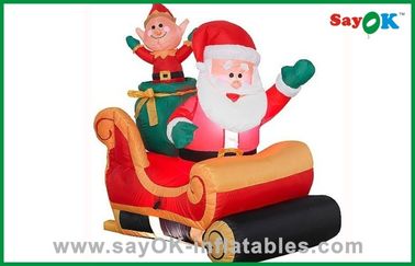 Nadmuchiwane dekoracje świąteczne na reklamę Duży Święty Mikołaj