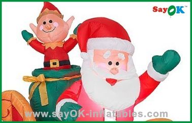 Nadmuchiwane dekoracje świąteczne na reklamę Duży Święty Mikołaj