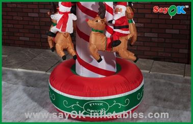 Funny Christmas Carousel Nadmuchiwane dekoracje świąteczne Nadmuchiwane dmuchane