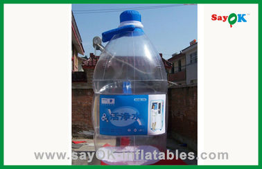 Reklama zewnętrzna Gigantyczne dmuchane butelki na wodę na sprzedaż