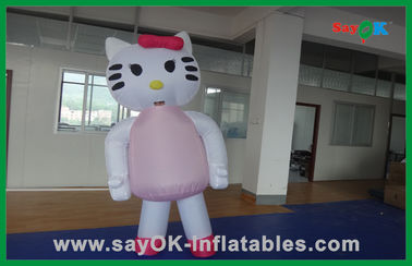 Niestandardowa dekoracja Różowy kot Nadmuchane postacie z kreskówek na urodziny