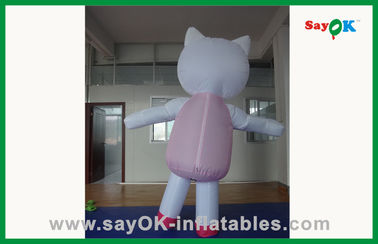Niestandardowa dekoracja Różowy kot Nadmuchane postacie z kreskówek na urodziny