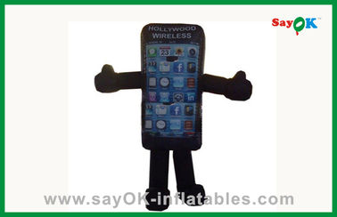 Nadmuchiwane telefon komórkowy odkryty nadmuchiwane postacie z kreskówek dla reklamy