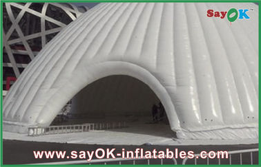 Komercyjny biały przenośny oświetlenie LED na pływanie Igloo namiot mobilny klub nocny namiot na pływanie klub nocny