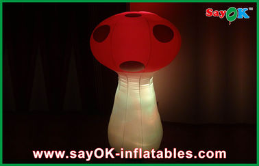 Oświetlenie LED Inflatable Grzyb Dekoracja Niestandardowe reklamy pontonów