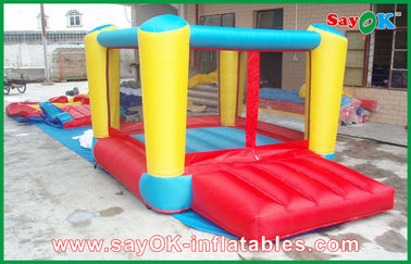 PVC / Oxford Simple Inflatable Bounce Custom Inflatable Bouncy Castle Bounce Houses Wynajem do sprzedaży