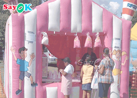 Nadmuchiwany namiot roboczy Przenośny nadmuchiwany namiot pneumatyczny z PVC Candy Floss Wodoodporny