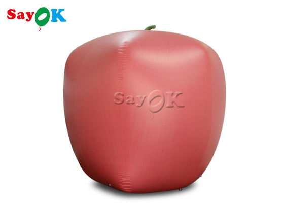 2m gigantyczny czerwony owocowy nadmuchiwany model balonu jabłkowego do wynajmu firmy