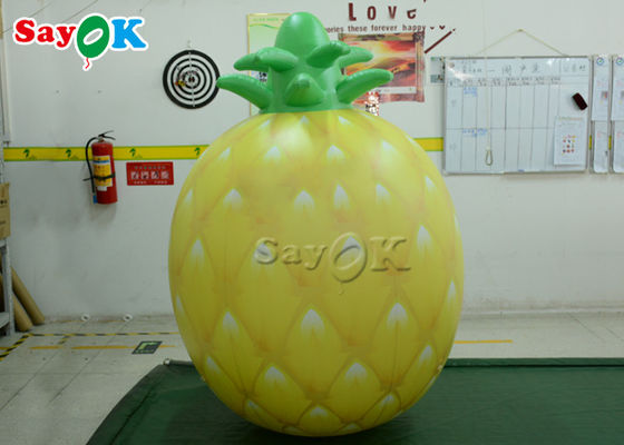 Żółte wiszące nadmuchiwane balony owocowe ananasa 1,5 mH 5 stóp