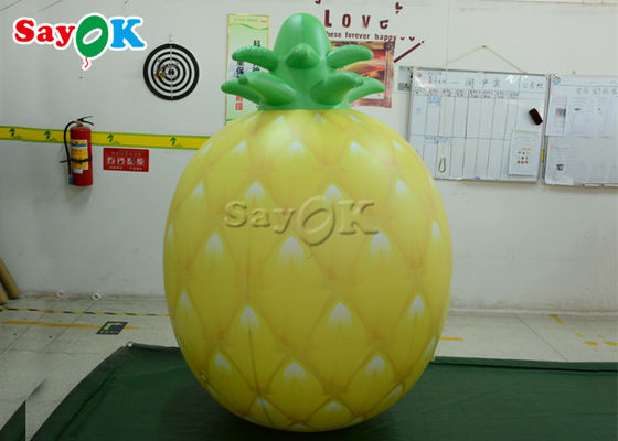Żółte wiszące nadmuchiwane balony owocowe ananasa 1,5 mH 5 stóp