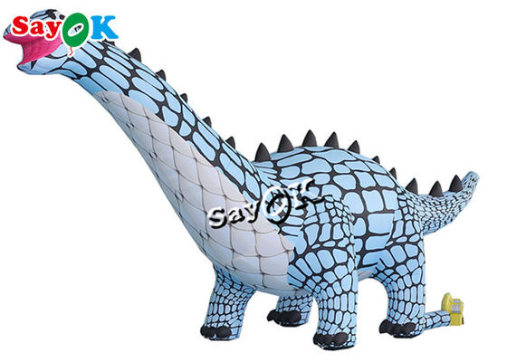 3m 10ft niebieski nadmuchiwany świąteczny dinozaur do dekoracji wnętrz na zewnątrz