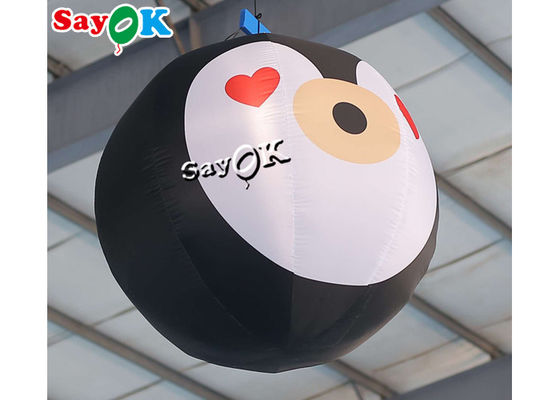 3.3ft Blow Up Xmas Decoration Led Animowana maskotka z balonem z pingwinem
