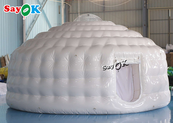 Wydmuchiwany namiot igloo Dome 4,6m 15ft hermetyczny dom imprezowy na zewnątrz Wydmuchiwany namiot yurtu
