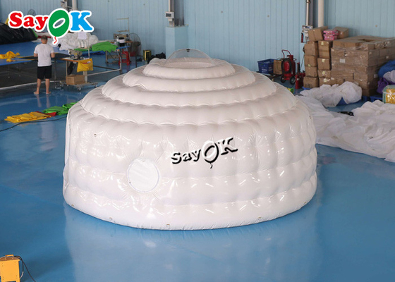 Wydmuchiwany namiot igloo Dome 4,6m 15ft hermetyczny dom imprezowy na zewnątrz Wydmuchiwany namiot yurtu
