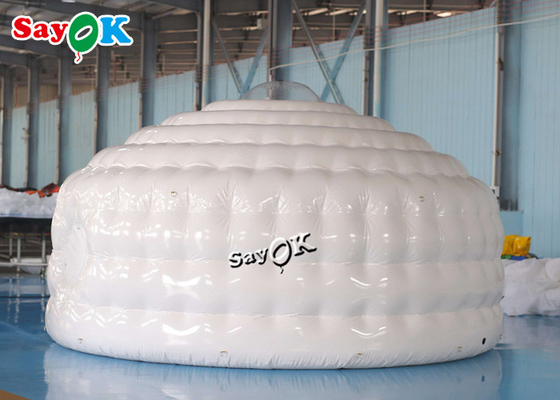 Wydmuchiwany namiot igloo Dome 4,6m 15ft hermetyczny dom imprezowy na zewnątrz Wydmuchiwany namiot yurtu