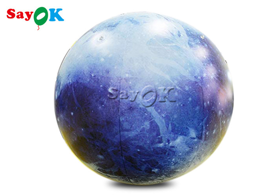 Dostosowana 40-calowa nadmuchiwana dekoracja oświetleniowa Balon Pluto Planet