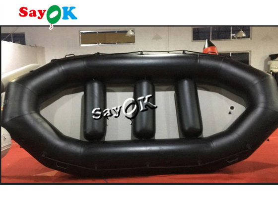 SGS PVC nadmuchiwane łodzie 4,85 m Czarna mała sportowa wodna gumowa łódź raftingowa