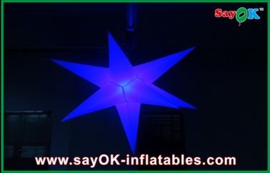 Party Giant Decoration Led Inflatable Star For Wedding / Party