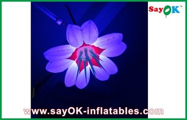Piękne dostosowane nadmuchiwane oświetlenie dekoracji Led nadmuchiwany kwiat na sprzedaż