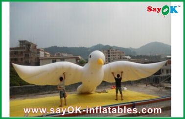 Duże niestandardowe produkty dmuchane Piękne Giant Helium Animal Flying Dove