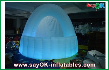 Nadmuchiwany namiot pokazowy LED z PVC / Oxford, dostosowany nadmuchiwany namiot roboczy LED